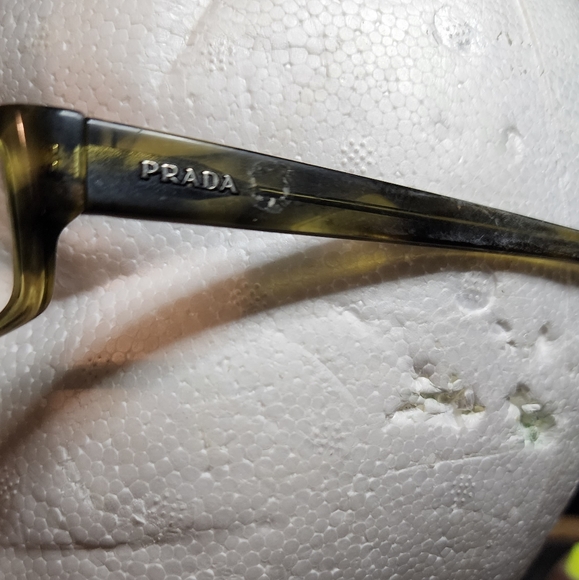 Auth Prada Green Tortoise Frames VPR 04M ZWZ-101 / 54-17-140 - Picture 5 of 9
